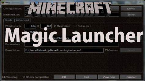 Minecraft magic laucnher